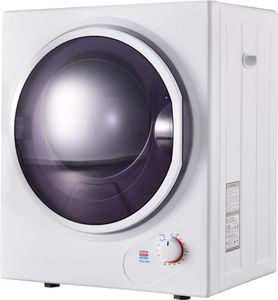 Nástěnná mini sušička prádla, 200minutový časovač, dvojitý filtr, keramické topné těleso, nerezový buben, ochrana proti přehřátí, bílá barva