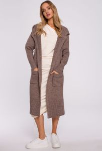 Made of Emotion Strickjacke für Frauen Theamypise M596 mokka One size Made of Emotion Strickjacke für Frauen Theamypise M596 mokka One size