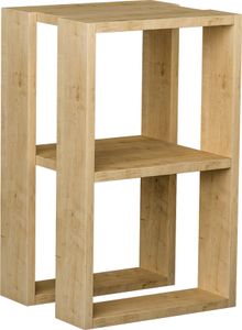 DECORTIE Lonie Moderner Nachttisch, Eiche 34 x 30 x 55 cm