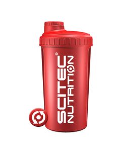 Scitec Nutrition Scitec Shaker 700 ml rot / Shaker / Kunststoffschüttler mit Netz