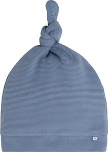 Baby's Only Knotenmütze Pure - Vintage Blue - 0-3 Monate - 100% Baumwolle