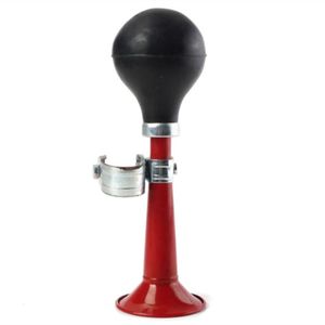 MTB Fahrrad Galvanisiertes Eisen Air Horn Reitglocke Ausrüstung Zubehör-Rot
