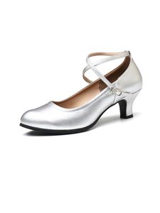 Rutschfeste Latin Dance Schuhe Für Damen Verschleißfeste Und Atmungsaktive Sandalen,Farbe: Silber Single Band 5.5 cm,Größe:41