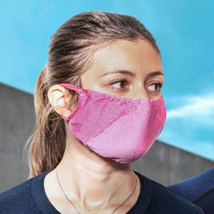 TRERE Social Mask Sportmaske Mund-Nasen-Bedeckung pink S