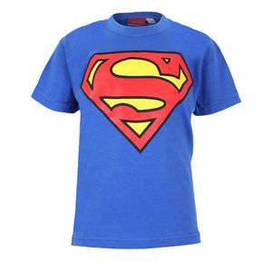 Superman - T-Shirt für Jungen TV774 (128) (Königsblau/Rot/Gelb)