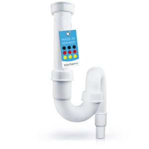 Bächlein flexibler Röhrensiphon für Küchenspüle - Geruchsverschluss ohne Geräteanschluss