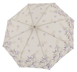 doppler Taschenregenschirm Regenschirm Nature Mini Umbrella Eden beige