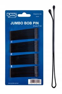 Ponik’s Haarklammern Bobby Pins aus Metall 7 cm – Haarnadeln Haarspangen Gerade – Schwarz, 40 Stück