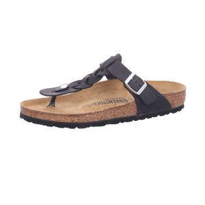 Birkenstock Gizeh Braided FL Black 1021349, Größe + Weite:35, Farben:Schwarz