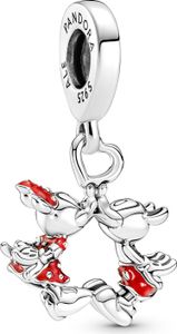 PANDORA DISNEY Charm Anhänger "Mickey Mouse & Minnie Mouse Kuss"
