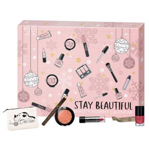 Stay Beautiful - Beauty Advent Calendar, Kosmetik Adventkalender, 24 Make-up und Accessoieres Überraschungen für ein festliches Make-up