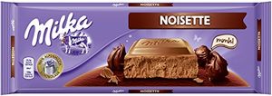 Milka Noisette Tafelschokolade aus Alpenmilchschokolade 300g 5er Pack
