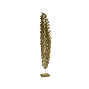 Dekoobjekt Feder, gold Eisen, 23x10x137 cm