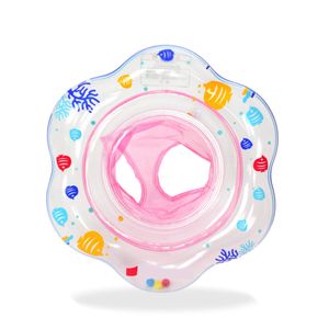 Baby-Schwimmring, Pool-Schwimmring mit Sicherheitssitz für Babys, Doppelairbag, geeignetes Babyschwimmen, Bad oder Schwimmtraining(Rosa)