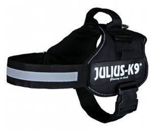 Julius K9 Power Harness Velikost 2 - L až XL: 71 až 96 cm, černá barva