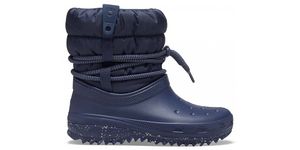 CROCS CLASSIC NEO PUFF LUXE Dámské sněhule tmavě modré nepromokavé 37,5