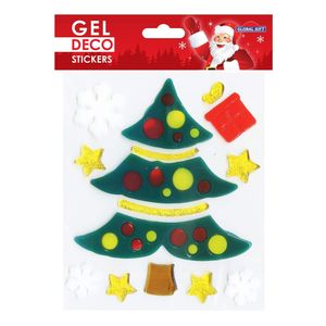 Gel-Sticker Weihnachten für Fenster - Weihnachtsbaum