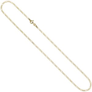 2,3mm Figarokette Halskette Collier Goldkette 333 Gold Gelbgold massiv 45cm