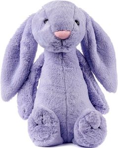 Gustaw duży królik Figo (fioletowy, 100cm) - pluszowa przytulanka, pluszowy królik - królik XXL, pluszowy mega duży królik, miękka zabawka dla dzieci