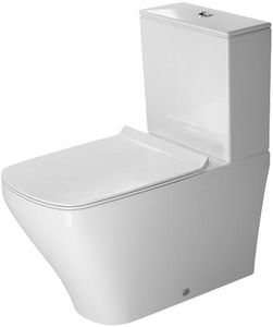 Duravit Stand-WC-Kombination DURASTYLE tief, 370 x 700 mm, Abgang Vario HygieneGlaze weiß