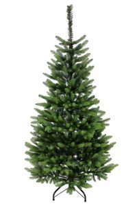 Künstlicher Weihnachtsbaum Premium voll Spritzguss 150 cm 1093 Zweige mit Metallständer klappbar