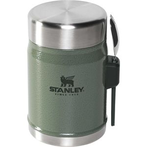 Stanley Classic Legendary Thermal Lunch Box 0,4 l Hammertone Green mit Spork - termoska na oběd pro dospělé z nerezové oceli bez BPA - Hält warm oder kalt 7 Stunden - lze mýt v myčce nádobí