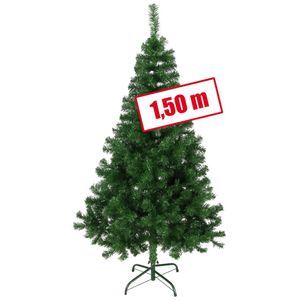 HI Weihnachtsbaum mit Metallständer Grün 150 cm