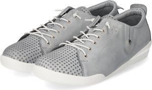 Andrea Conti Slip-On Sneaker Damen Rauleder Grau Größe: 40
