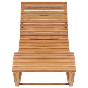 vidaXL Schaukelliege Massivholz Teak