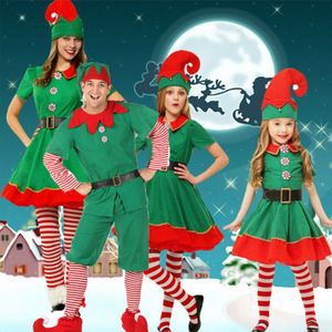 6-7 Jahre Mädchen Elfenkostüm Damen Mädchen Erwachsene Weihnachten Kostüm Weihnachtsmann Helfer Party Outfits Weihnachtskostüm