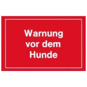 Warnschild 250x150mm Warnung vor dem Hunde