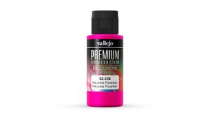 Premium Color Fluorescent Vallejo 62036 Magenta Fluo 60ml Airbrush Acrylfarbe