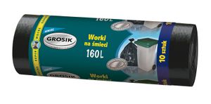 Grosik, Worki na śmieci 160l, 10 sztuk