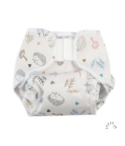 Waschbare Windeln und Spucktücher für Ihr Baby 5er Set Farbe: Kätzchen LULANDO Stoffwindeln und Moltontücher 70x80cm 