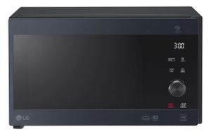 LG NeoChef MH6565CPW Mikrowellenherd Schwarz Mikrowelle mit Grill Flache Oberfläche 25 L 1000 W