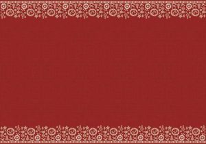 1 Tischdecke 138x220cm, rot Weihnachten aus Edelvlies