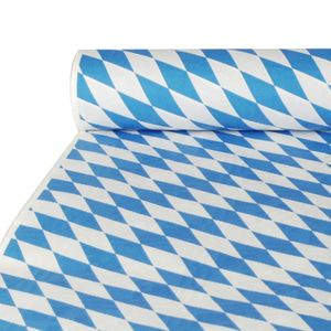 Papstar Damasttischtuch Bayrisch Blau 10 x 1m 12543