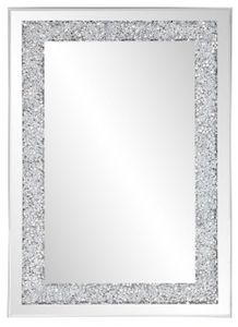 Designspiegel LIANA, ca. 40x50 cm, mit Strasssteinen