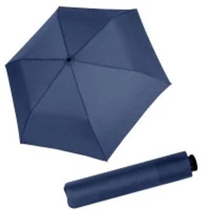 Doppler Zero99 Ultra Light Taschenschirm sehr leichter Regenschirm 99g, Farbe:Blau