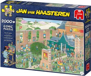 Jan van Haasteren Puzzle Neujahrsschwimmen 19040 Jumbo 2000 Teile  NEU OVP 