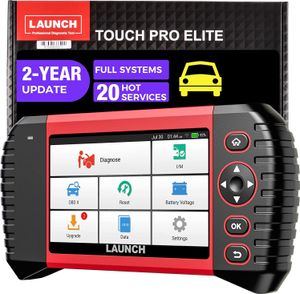 LAUNCH Scan Tool CRP Touch Pro Elite Vollsystem-Diagnosescanner mit 20 Hot Services, 2 Jahre e Updates