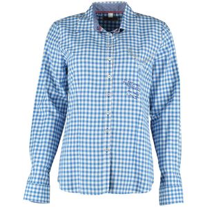 Trachtenbluse Billie blau 40