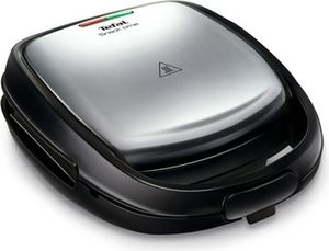 Tefal Snack TIME SW341D12 Sandwich-Waffel-Grill, Materialmixgehäuse, 700 Watt, SpÃ1/4lmaschinengeeignet