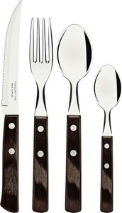 Tramontina Polywood Besteckset 24 Einheiten Braun  Braun One Size