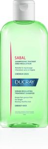 Ducray Sabal Sebum-Reducting Treatment Shampoo Stärkungsshampoo für schnell fettendes Haar 200 ml