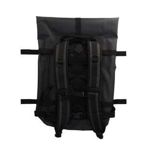 STUBAI Wasserdichter Rucksack | Messenger Dry-Bag 30 Liter | Rolltop Tasche, Backpack, Fahrradrucksack, Kurierrucksack schwarz, Rollrucksack