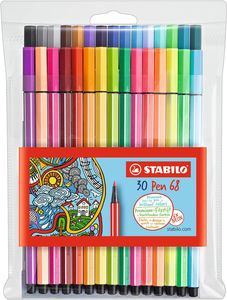 Długopis fibrowy STABILO Pen 68 30-pak plastikowe etui