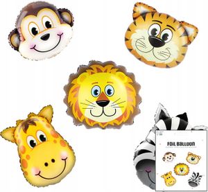 Folienballon Afrikanische Tiere Geburtstagsparty 3D DEKORATION