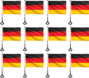Fanartikel Fahrradflagge 22 x 16 cm, Menge wählen:12 Stück