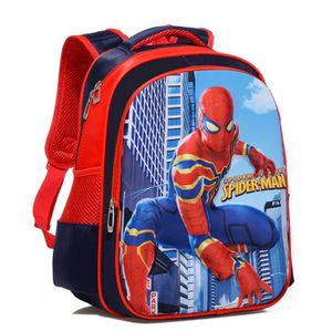 Klasse 1-6 Jungen Rucksack Cartoon Spider-Man Schultasche Wasserdichter Rucksack für Kinder Schultasche mit großer Kapazität